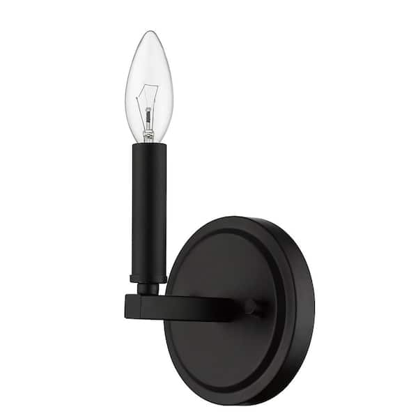 Acclaim Lighting Sawyer 1-Light Matte Black Sconce