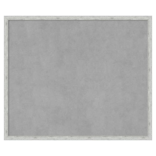 Amanti Art Imprint Silver 25 in. x 21 in Framed Magnetic Board