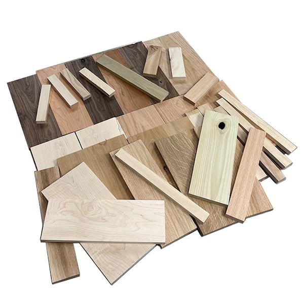 24 Oak thin boards lumber wood crafts 1/4 x 4 x 12-1/2