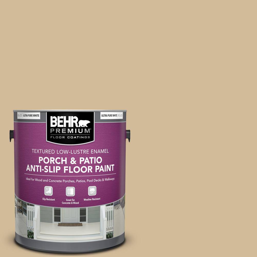 1 gal. #N290-4 Curious Collection Textured Low-Lustre Enamel Interior/Exterior Porch and Patio Anti-Slip Floor Paint