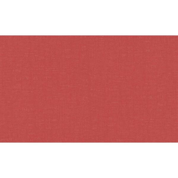 Unbranded Fusion Collection Linen Effect Texture Red Matte Finish Non-pasted Vinyl on Non-woven Wallpaper Sample