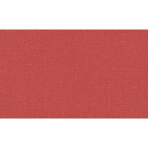 Unbranded Fusion Collection Linen Effect Texture Red Matte Finish Non-pasted Vinyl on Non-woven Wallpaper Sample