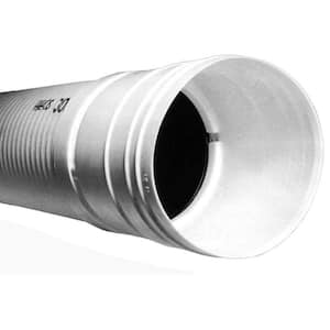 4 in. x 10 ft. Triplewall Pipe Solid