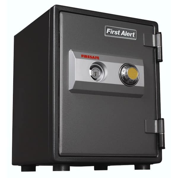 First Alert 0.80 cu. ft. Capacity and Solid Steel Fire Resistant Safe