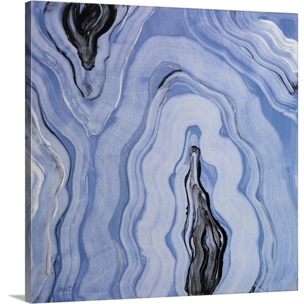 GreatBigCanvas "Moody Blue Agate II" by Lanie Loreth Canvas Wall Art