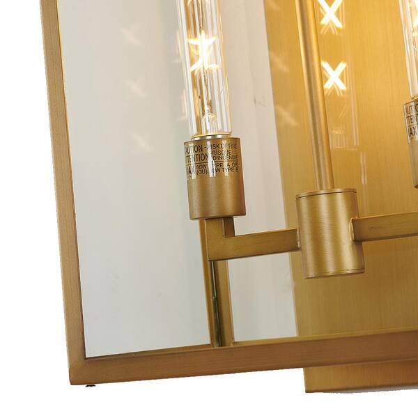 TRUE FINE 25.7 in. 2-Light Bronze Non Solar Large Outdoor Wall Lantern  Sconce Light 21516OT - The Home Depot