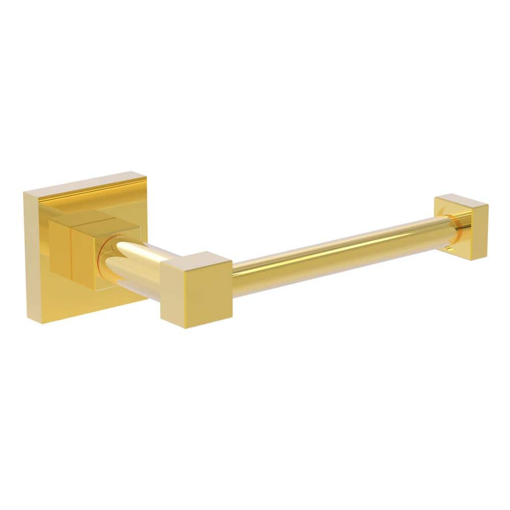 Polished Brass Euro Style Wall Mounted Toilet Paper Holder