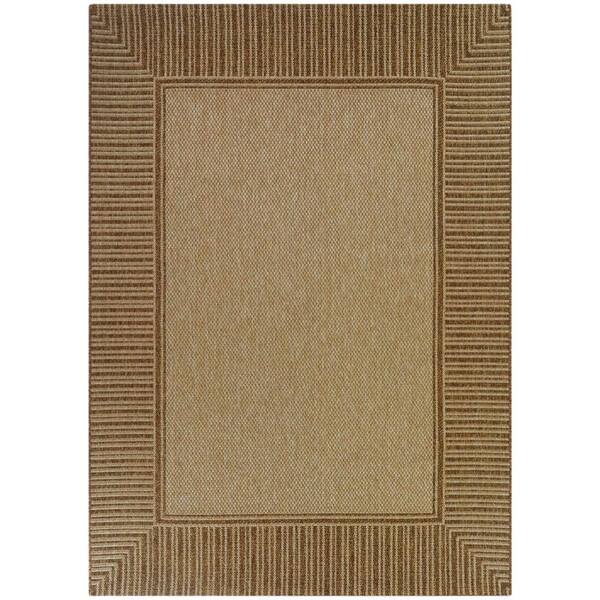 BALTA Frans Tan 8 ft. x 10 ft.  Solid Indoor/Outdoor Area Rug