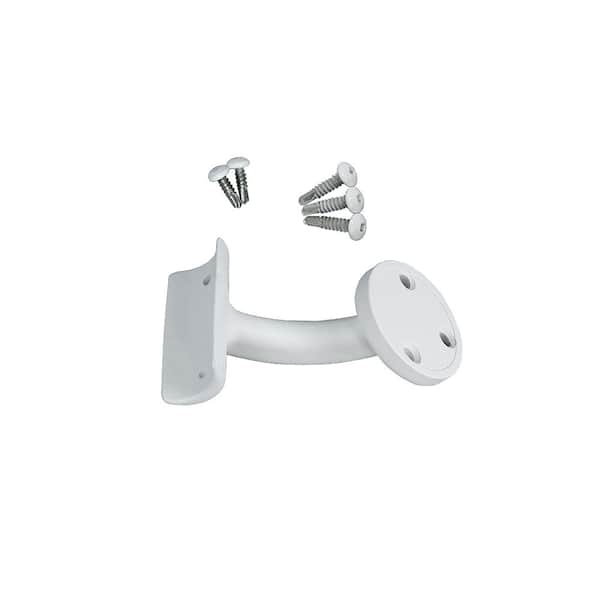 WESTBURY Continuous Handrail Aluminum Wall Mount White Fine Texture ADA Compliant