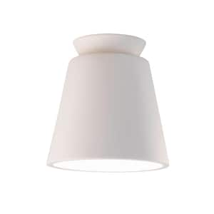 Radiance Collection 7.5 in. 1-Light Bisque Flush-Mount
