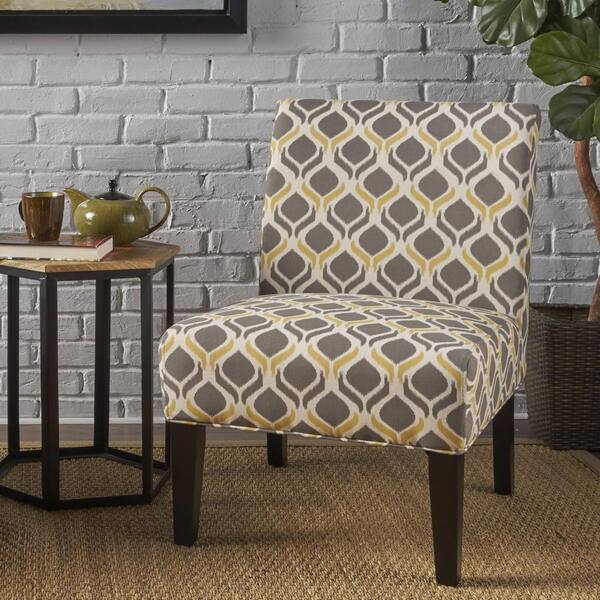 yellow gray chair