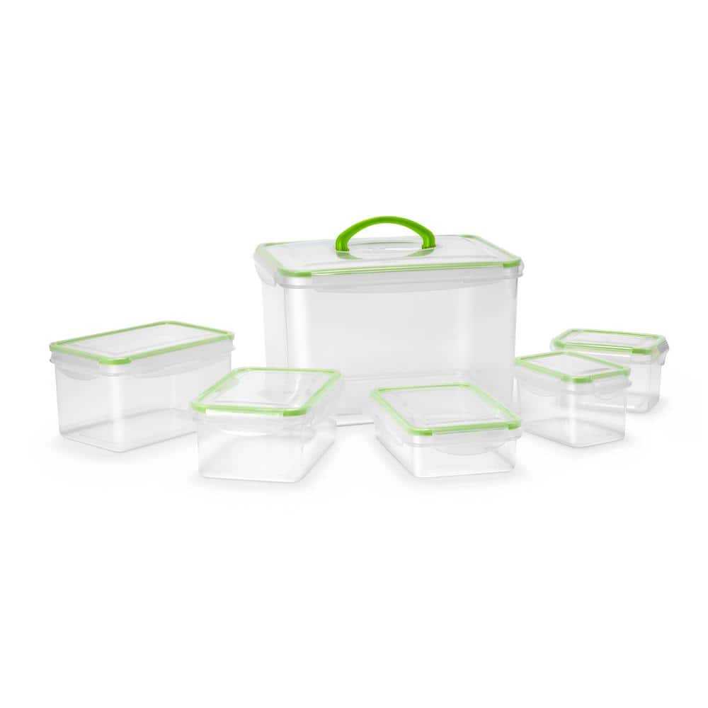 Sorbus Airtight Storage Containers with Snap-On Lids 12-Piece - BPA Free Multi-Purpose Organizational Containers