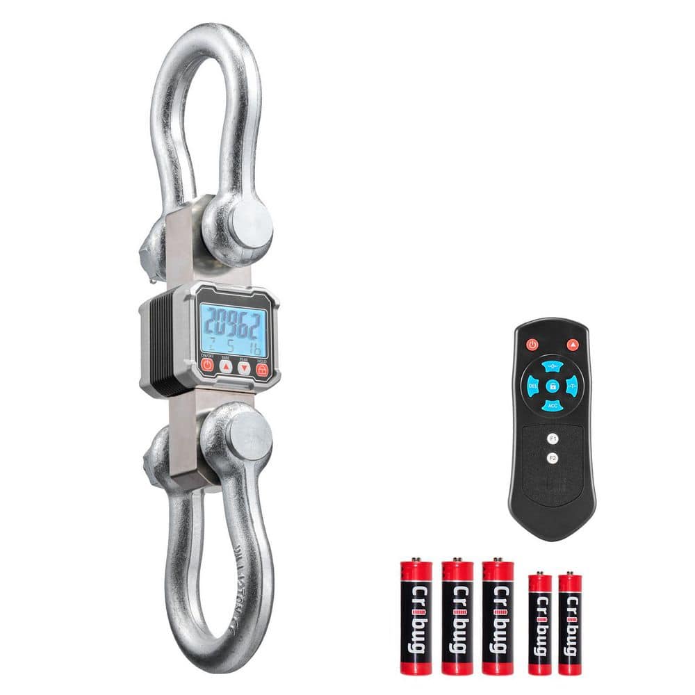 Digital Crane Scale, 22000 lbs. Max Capacity, Heavy Duty Hanging Scale, Aluminum Case and LCD Display, 5 lbs. Division price history on PriceWatchPro