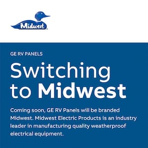 Metered RV Panel with 30 Amp RV Receptacle and 20 Amp GFCI Receptacle