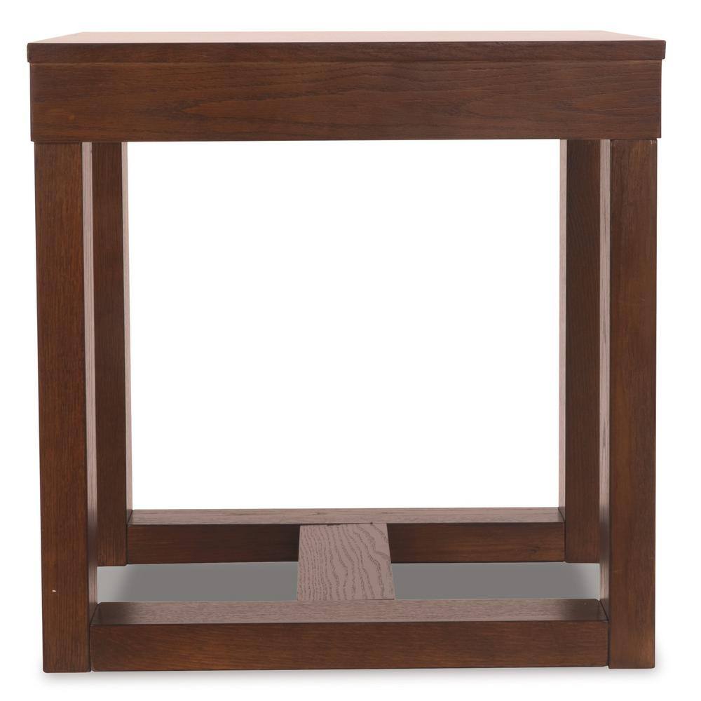 Watson Dark Brown Square Wood End Table