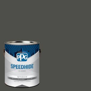 1 gal. PPG1009-7 Licorice Satin Interior Paint