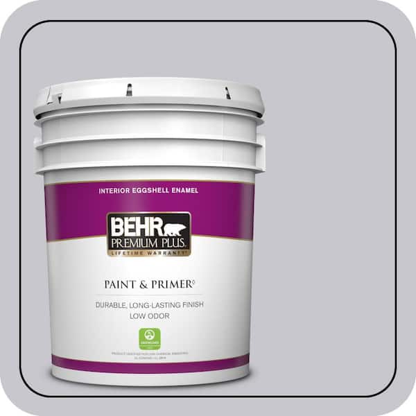 BEHR PREMIUM PLUS 5 gal. #N550-2 Centre Stage Eggshell Enamel Low Odor Interior Paint & Primer