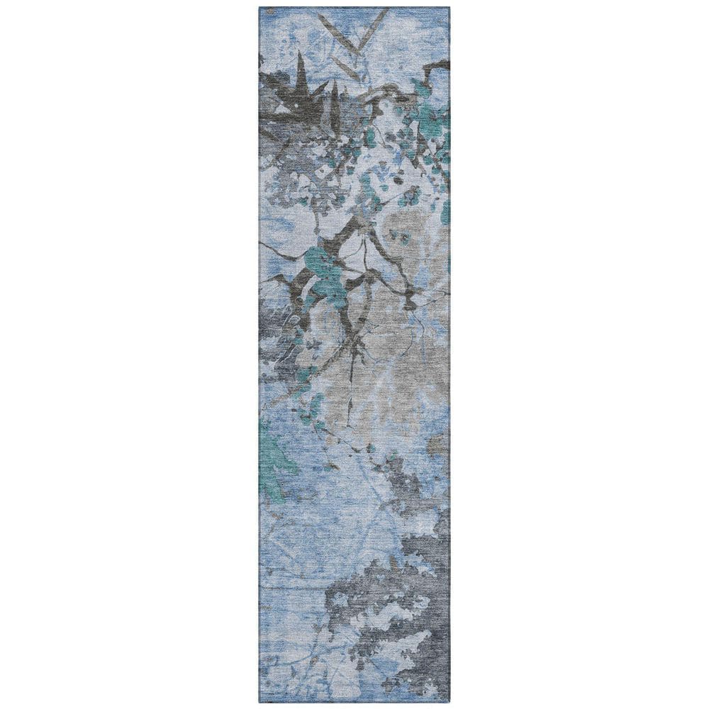 Chantille Machine Washable Indoor/Outdoor Abstract ACN2654 Blue 2 ft. x 7 ft. Runner Rug price history on PriceWatchPro