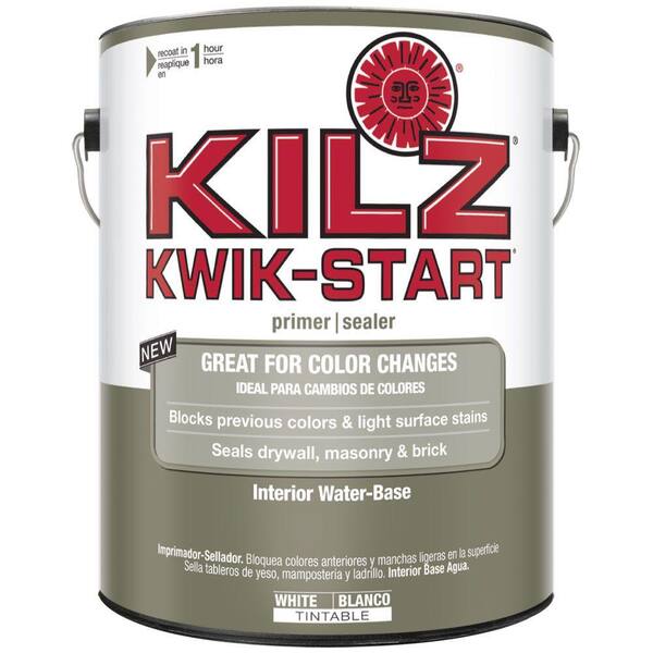 KILZ KWIK-START 1-gal. White Water-Based Interior Primer and Sealer