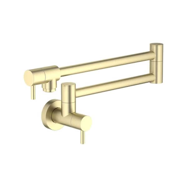 Kitchen Pot Filler in Brushed Gold