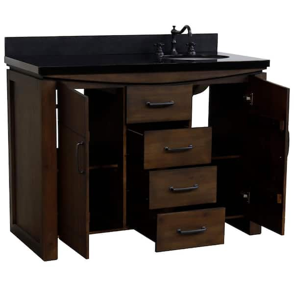 Home Details 2-Tier Sleek Vanity Tower in Matte Black 27173-MATTEBLK - The  Home Depot