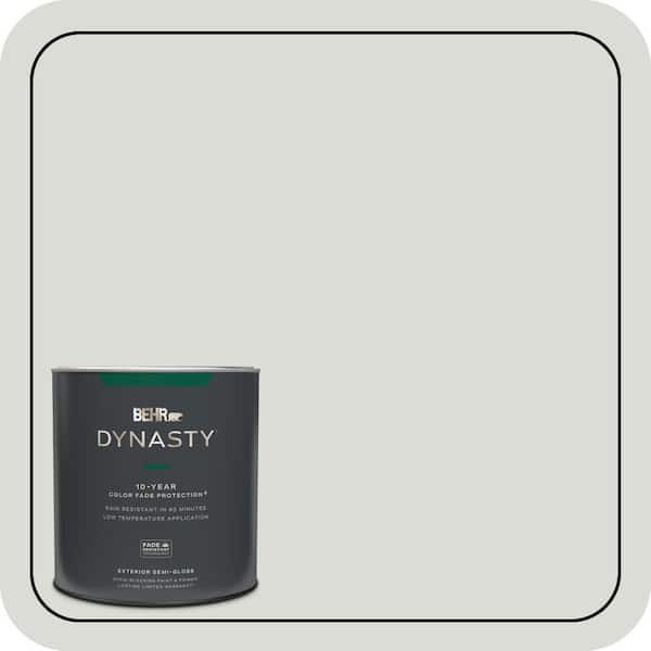 BEHR DYNASTY 1 qt. #BWC-29 Silver Feather Semi-Gloss Exterior Stain-Blocking Paint & Primer