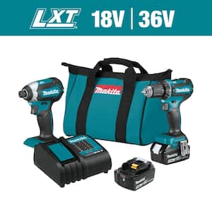 18V LXT Lithium-ion Brushless Cordless 2-Piece Combo Kit 3.0Ah Driver-Drill/ Impact Driver