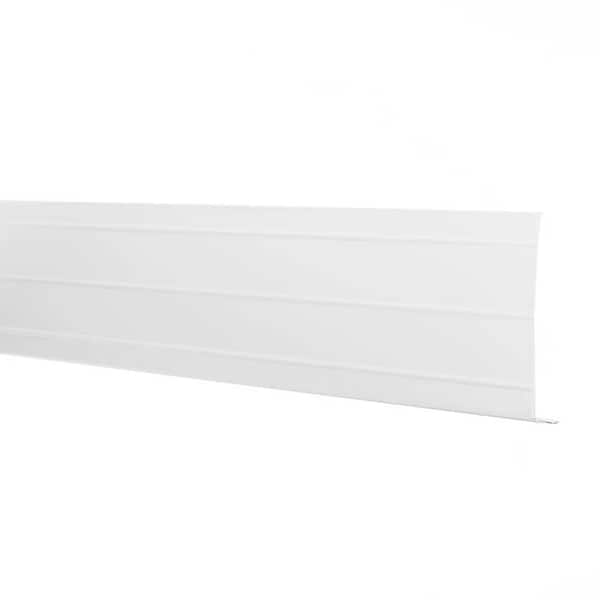Gibraltar Building Products 6 in. x 12 ft. Aluminum Fascia Trim with Smooth Finish in Birch White