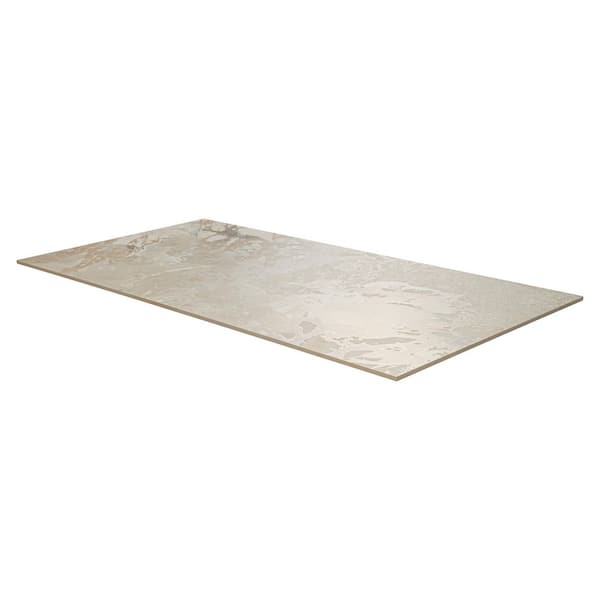 MSI Marmo Grigio Rectangle 24 in. x 48 in. Matte Gray Porcelain