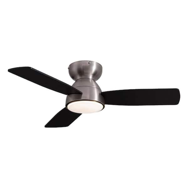 32 in. Modern Smart Indoor Satin nickel Ceiling Fan with Lights Reversible Rotation and Remote Control