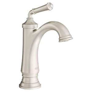 Delancey Single Hole Single-Handle Bathroom Faucet with Pop-Up Drain in Brushed Nickel