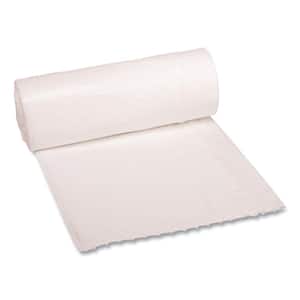 EH-Grade Can Liners, 24 x 32, 12-16gal, .4mil, White, 25 Bags/Roll, 20 Rolls/CT