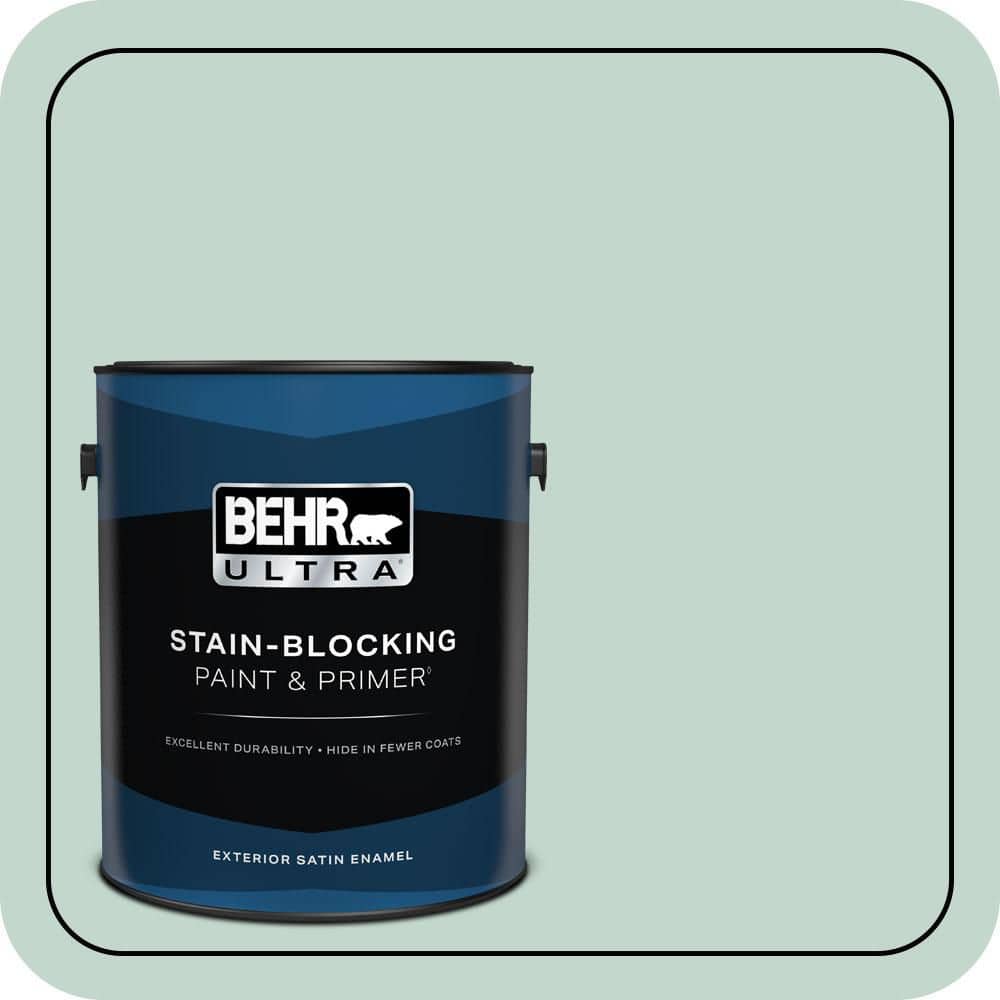 1 gal. #470E-3 Aqua Smoke Satin Enamel Exterior Paint & Primer price history on PriceWatchPro