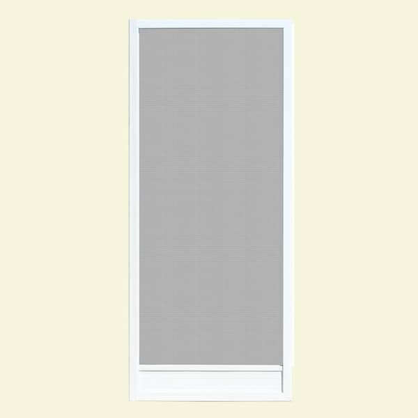 Unique Home Designs 30 in. x 80 in. Adjustable Fit Gray Steel Sliding Patio  Screen Door ISPM500030GRY - The Home Depot