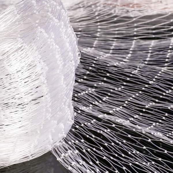 Agfabric 23ft x 23ft White Bird Netting for Garden Protect Vegetable Plants and Fruit Trees