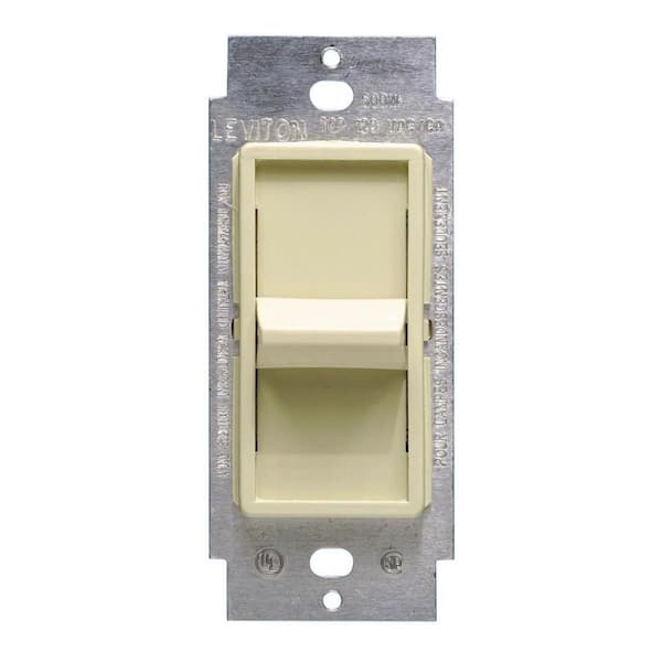 Leviton SureSlide 600-Watt Dimmer, Ivory