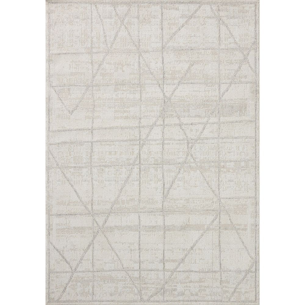 Roxie Ivory / Graphite 7 ft. 10 in. x 10 ft. Contemporary Area Rug price history on PriceWatchPro
