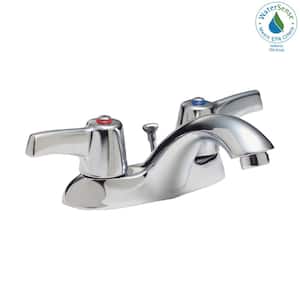 Commercial 4 in. Centerset 2-Handle Bathroom Faucet in Chrome