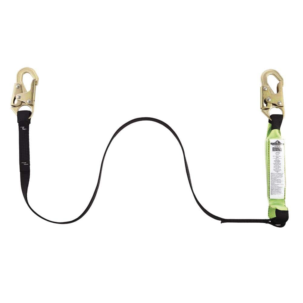 Weight Capacity 130 lbs. to 310 lbs. 6 ft. Shock Absorbing Lanyards Tear Pack 1 in. Webbing Single Leg Adjustable price history on PriceWatchPro