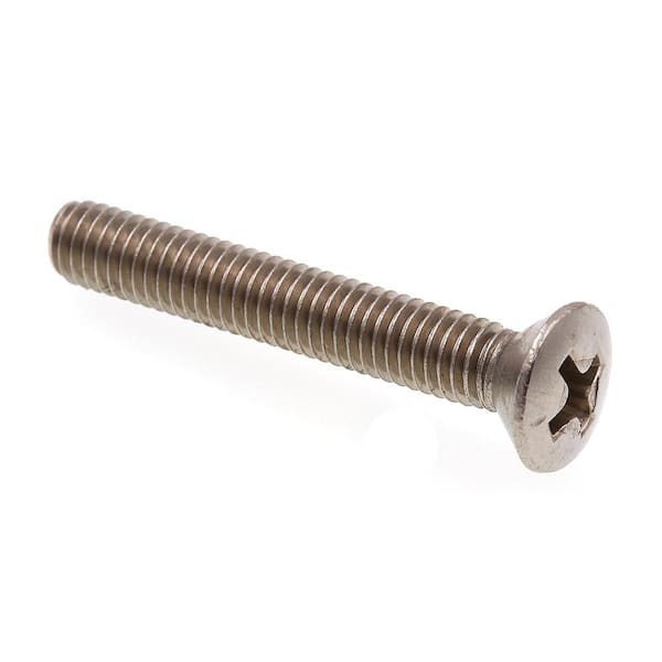 Prime-Line #10-32 x 1-1/4 in. Grade 18-8 Stainless Steel Phillips Drive Oval Head Machine Screws (25-Pack)