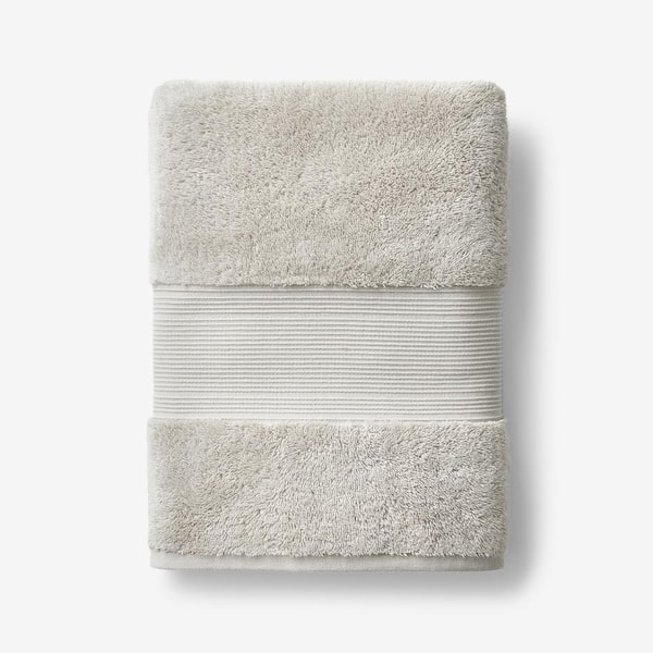 The White Company Egyptian Cotton Bath Mat, Soft Gray, Size: Large
