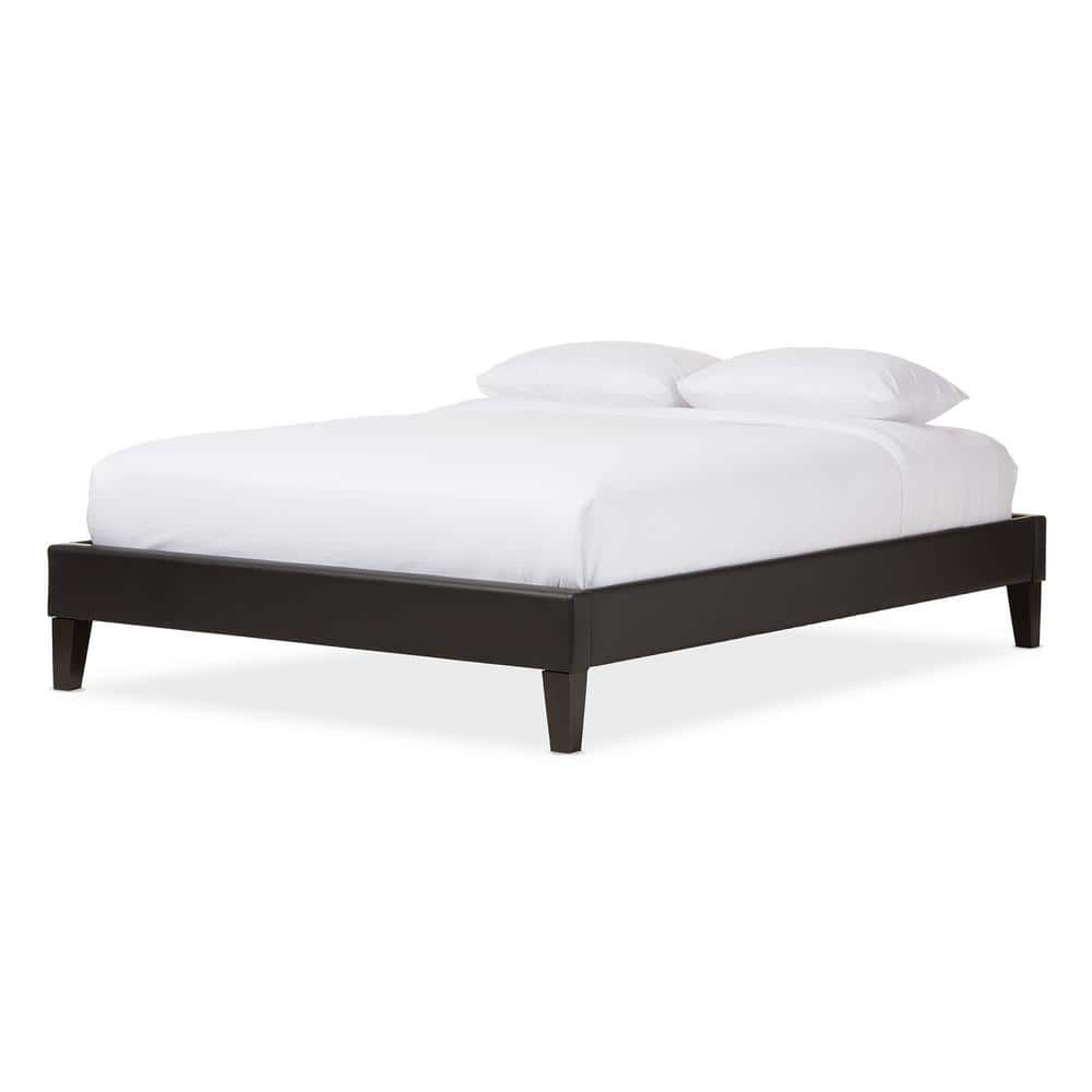 Baxton Studio Lancashire Full Faux Leather Upholstered Bed 28862-6989 ...