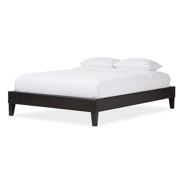 Baxton Studio Lancashire Full Faux Leather Upholstered Bed