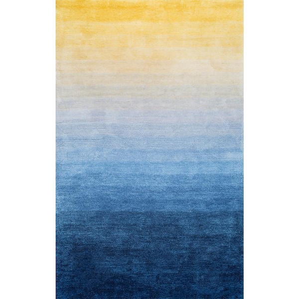 nuLOOM Neon Ombre Navy 8 ft. x 10 ft. Area Rug HJOS04A8010 The Home