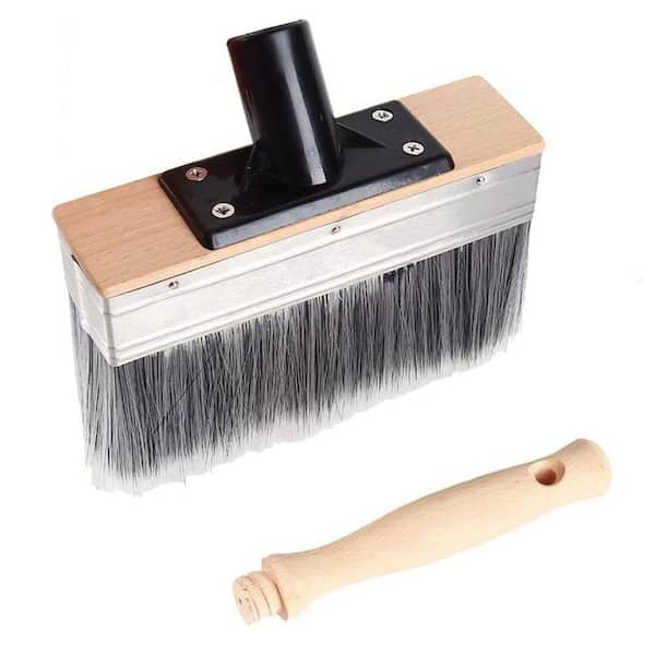KIWDZFU 7 in. Deck Stain Brush for Wood Wide Paint Brush Deck Stain Applicator for Floor and Fence