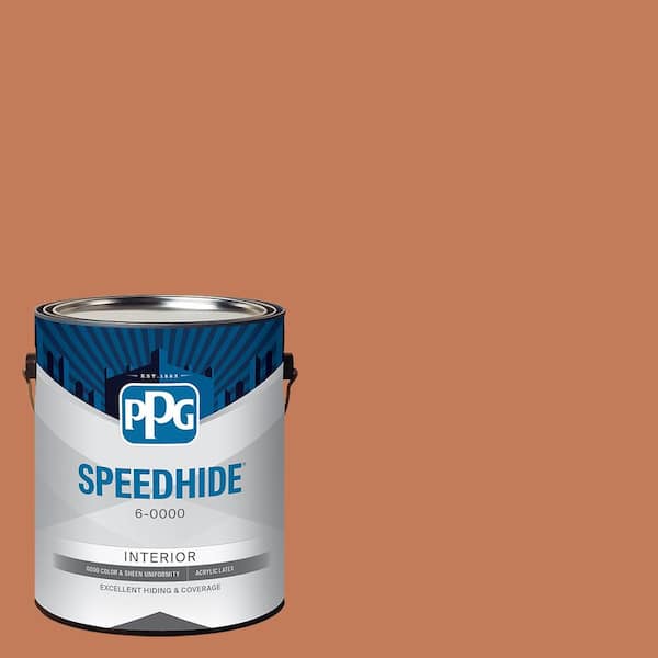 SPEEDHIDE 1 gal. PPG1199-6 Brown Clay Ultra Flat Interior Paint