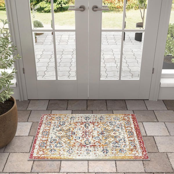 Chelsea Multi-Color 2 ft. x 3 ft. Oriental Indoor Area Rug