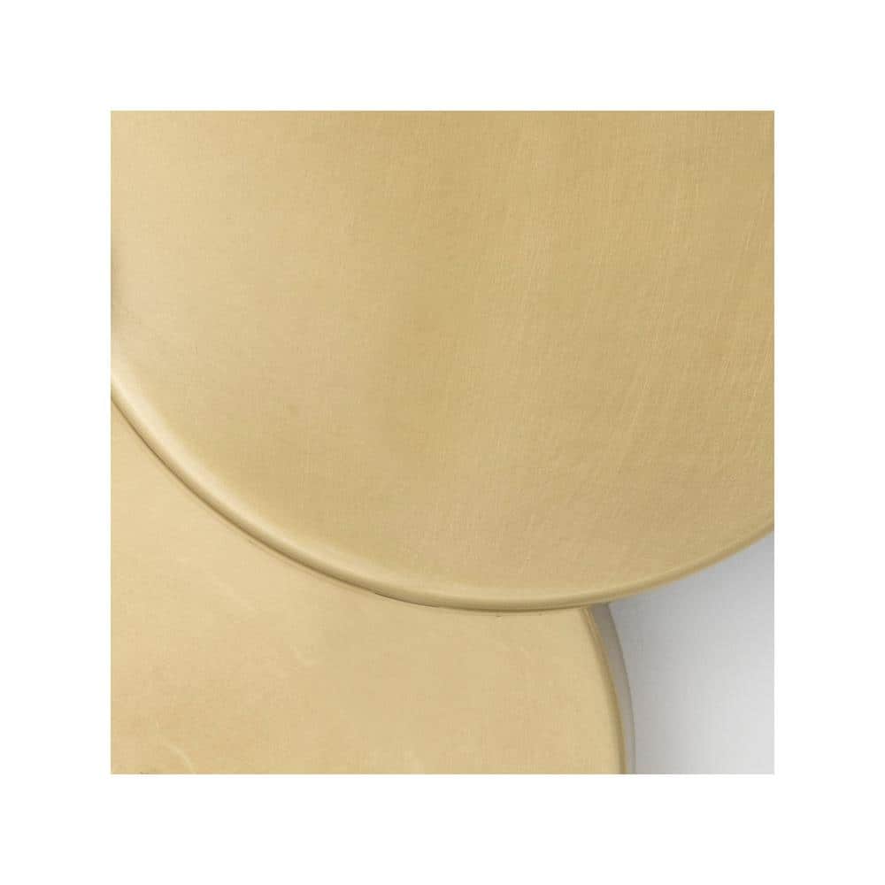 Elegant Aged Brass 2-Light Dimmable Wall Sconce