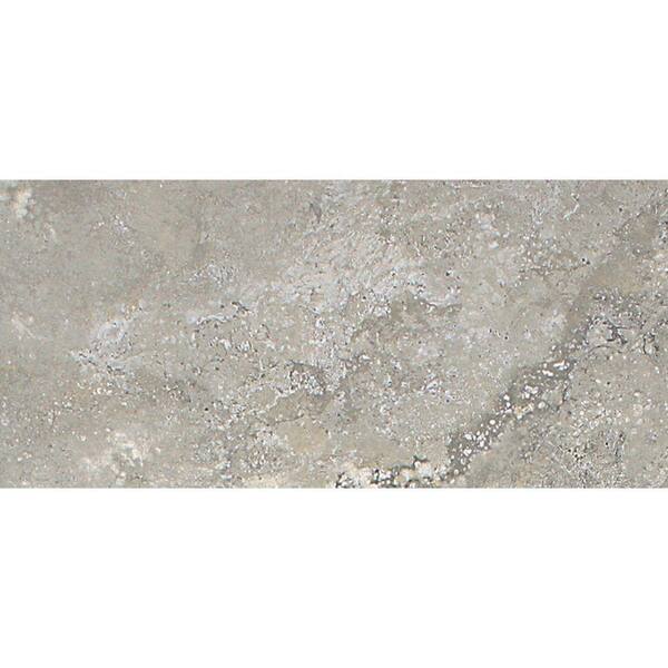 Daltile Del Monoco Leona Grigio 3-1/4 in. x 6-1/2 in. Glazed Porcelain Floor and Wall Tile (7.62 sq. ft. / case)