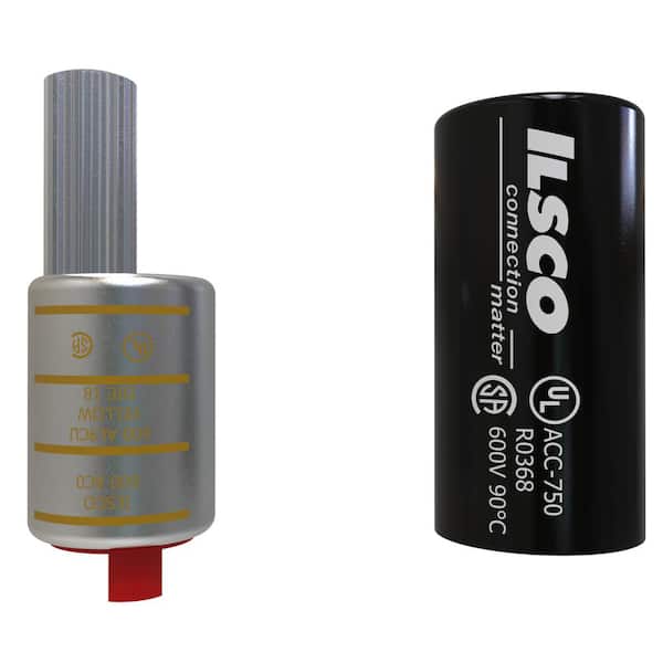ILSCO Aluminum Compression Pigtail Adaptor Offset, Conductor Size 600, Tin Plated